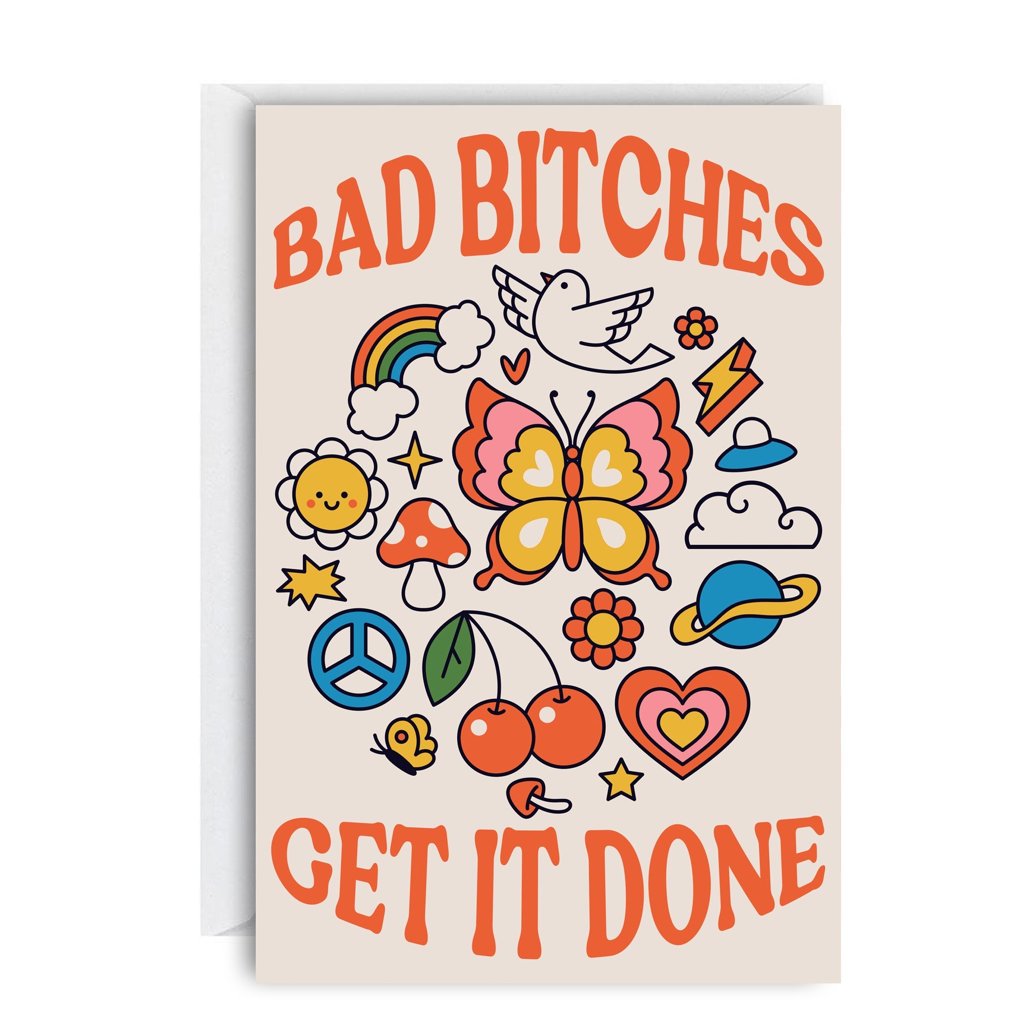 Bad Bitches Get It Done Greeting Card
