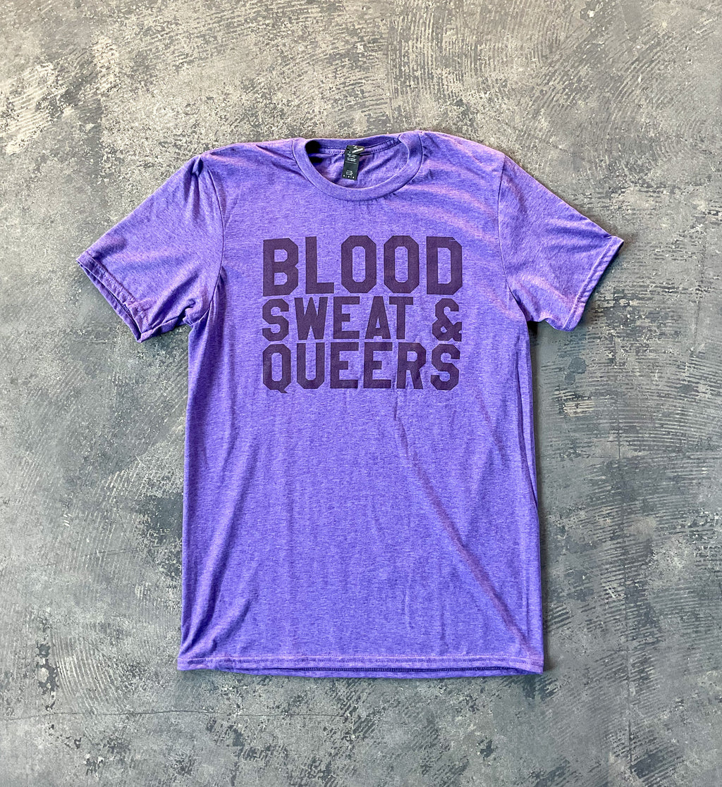 Blood Sweat & Queers T-Shirt (Clearance)