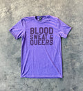 Blood Sweat & Queers T-Shirt (Clearance)